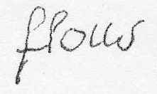 Signature Jean Flous